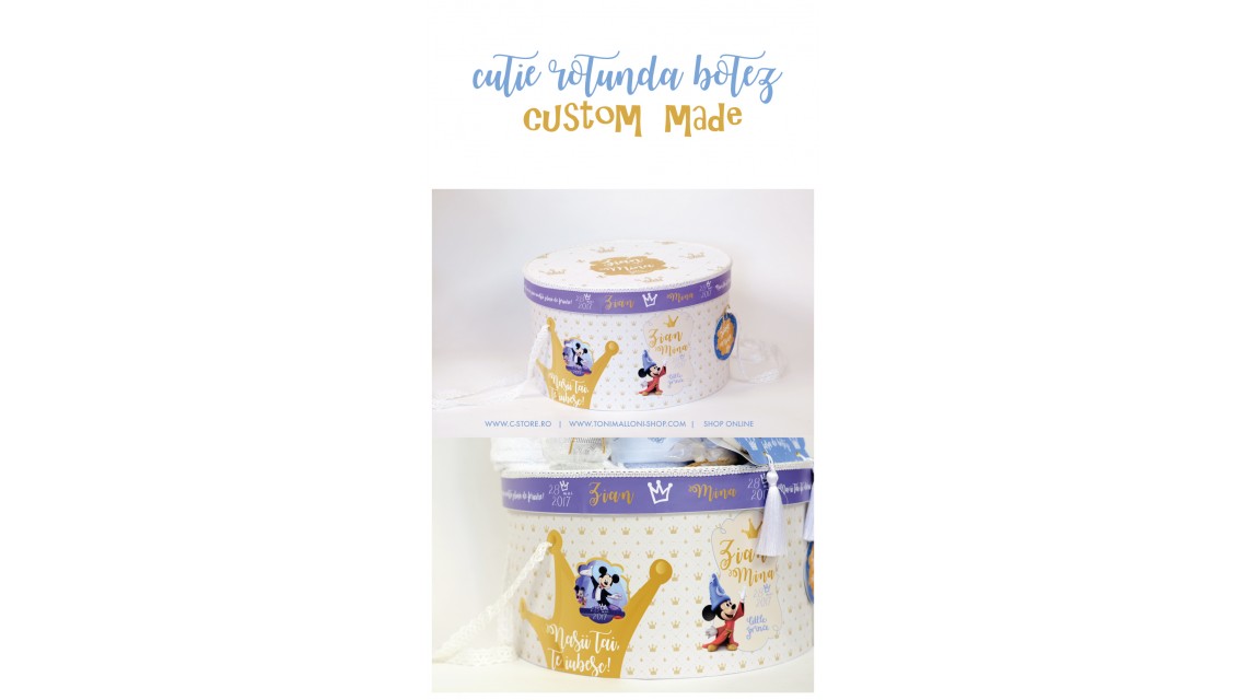 Trusou botez cu Mickey Mouse personalizat cu motive regale si Disney, Vrajitorul  5